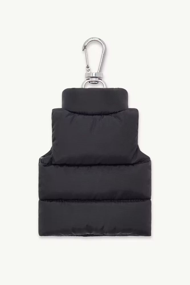 Moncler Quilted Nylon Key Case — Black Keychains