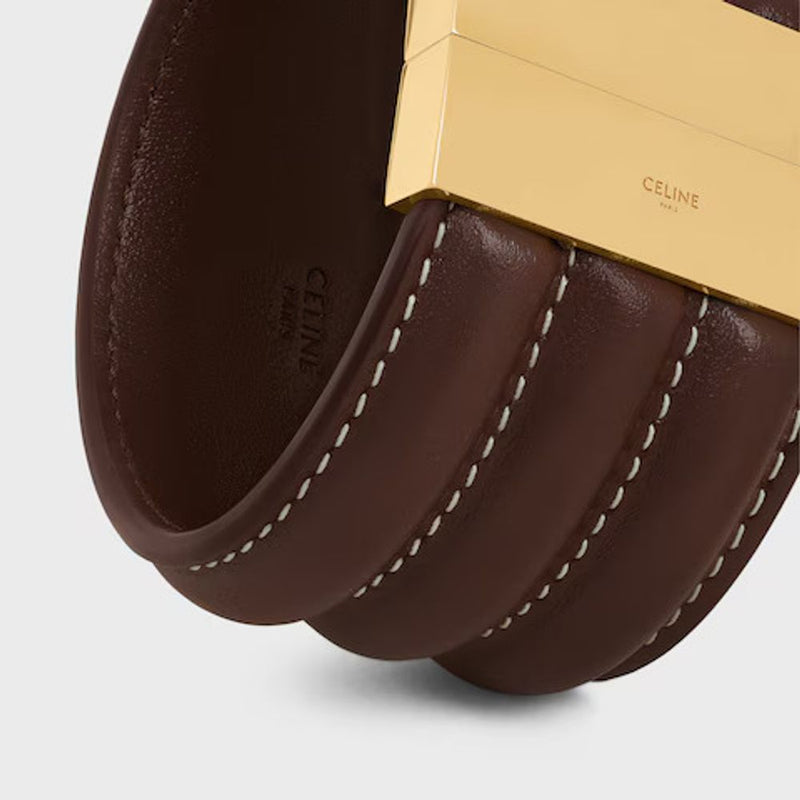 Celine H25 Bracelet — Brown Leather Bracelets