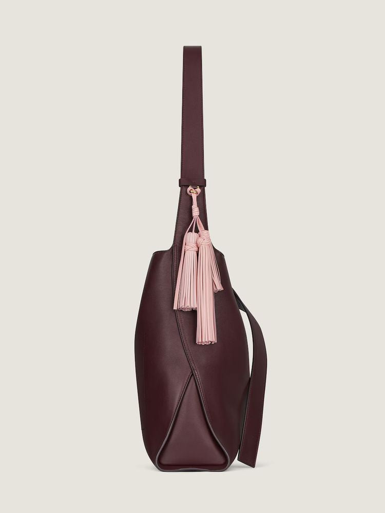Givenchy Veal Leather Shoulder Bag — Bordeaux Cuir De Veau
