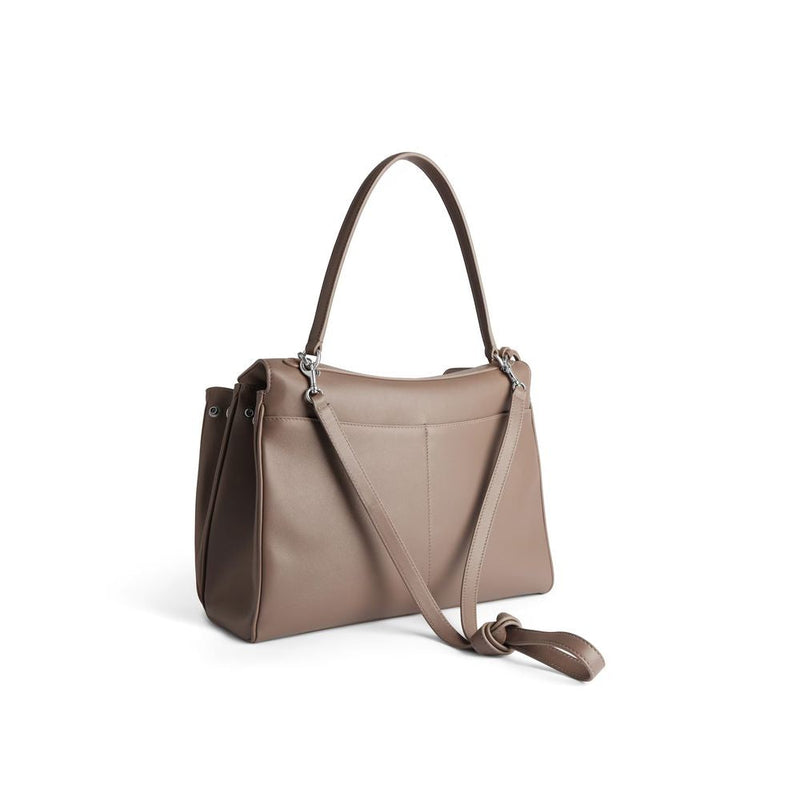 Balenciaga H25 Shoulder Bag — Taupe Leather