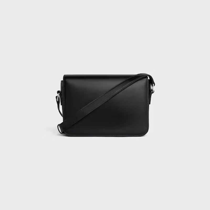 Celine Shoulder Bag — Black Leather