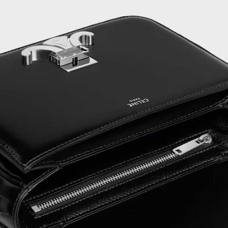 Celine Shoulder Bag — Black Leather