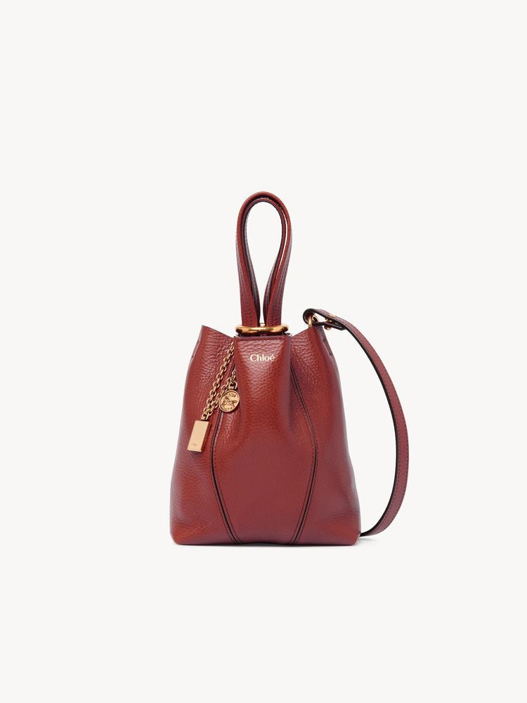 Chloé H25 Shoulder Bag — Red Leather