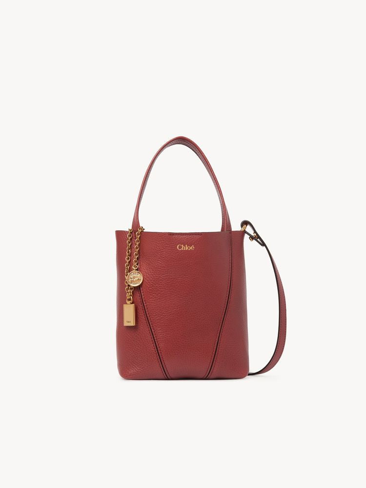 Chloé H25 Shoulder Bag — Red Leather