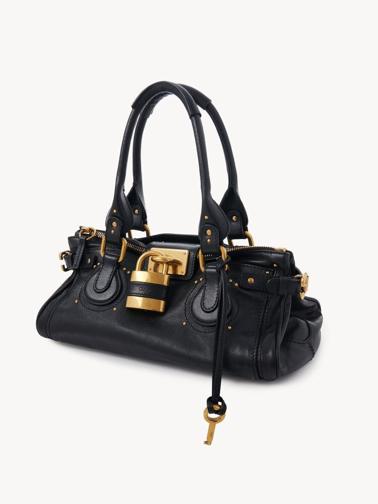 Chloé Shoulder Bag — Black Leather