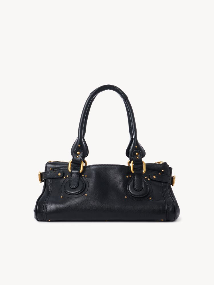 Chloé Shoulder Bag — Black Leather