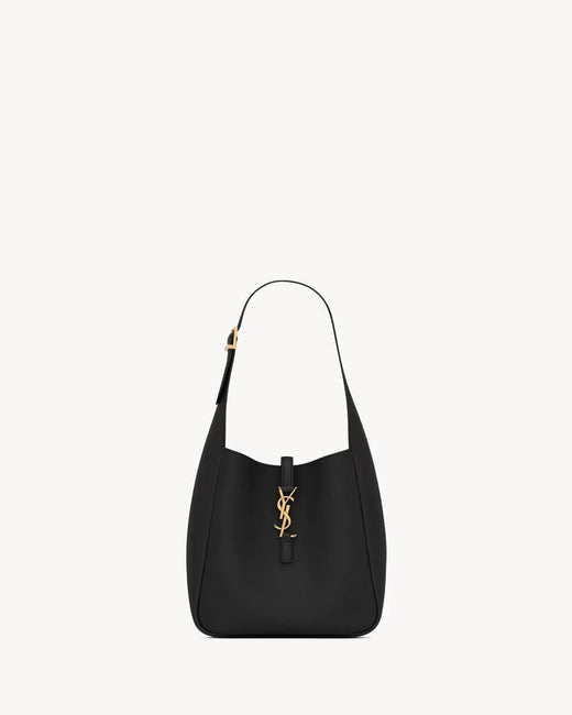 Saint Laurent Sl H25 Shoulder Bag — Black Leather