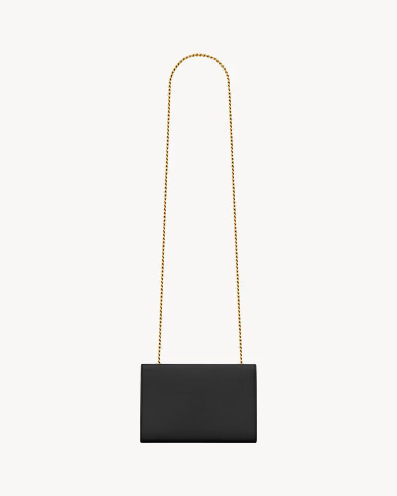 Saint Laurent Wallet — Black Leather