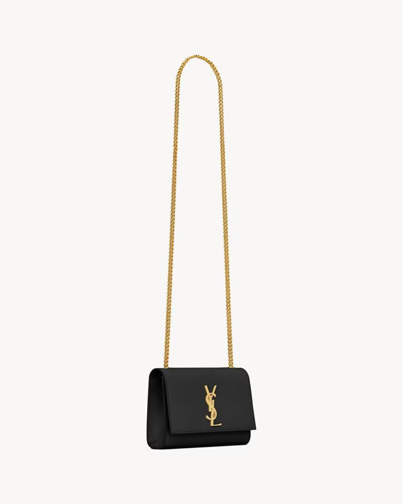 Saint Laurent Wallet — Black Leather