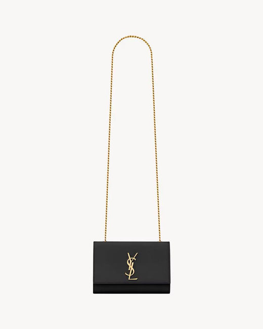 Saint Laurent Wallet — Black Leather