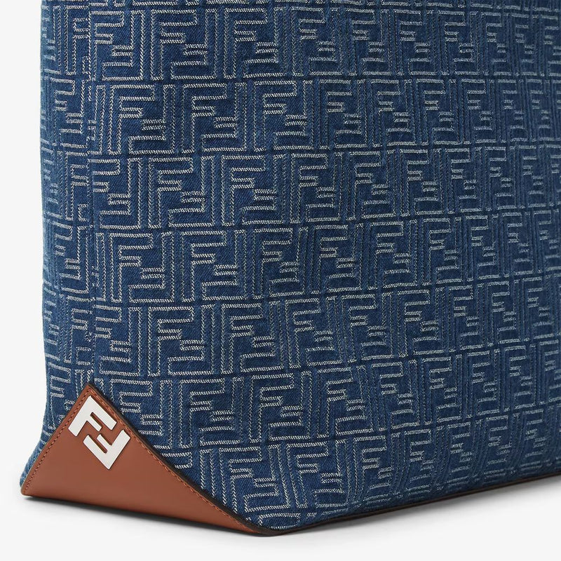 Fendi E25 Tote Bag — Blue