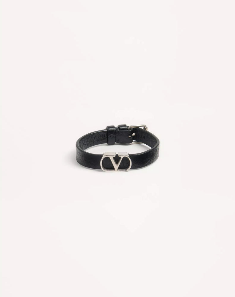 Valentino Garavani Bracelet — Black Leather Bracelets