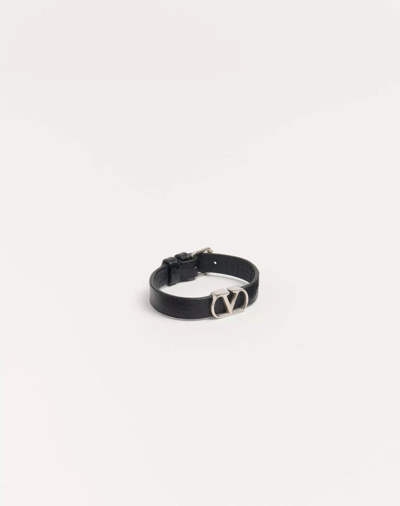Valentino Garavani Bracelet — Black Leather Bracelets