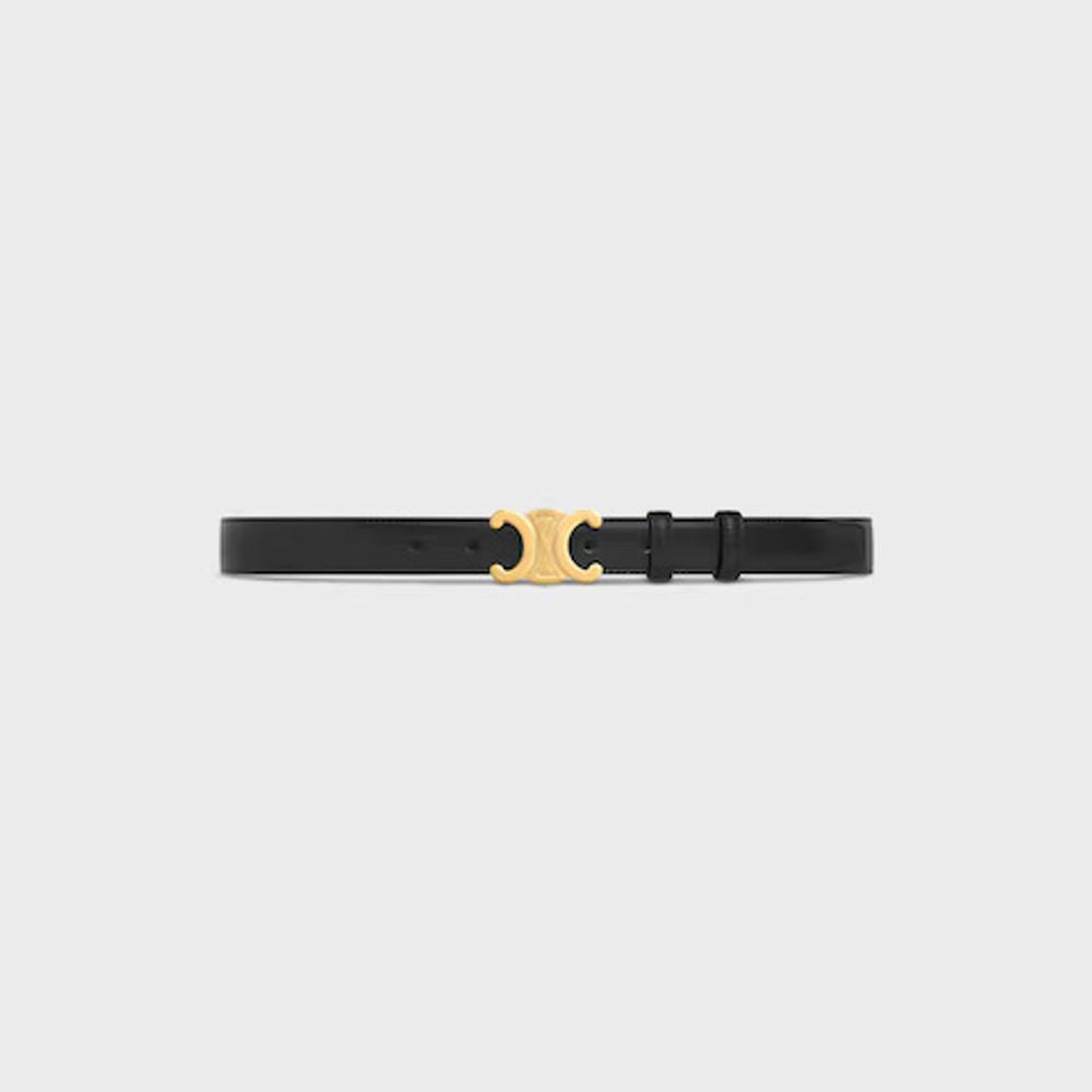 Celine E26 Belt — Black Leather