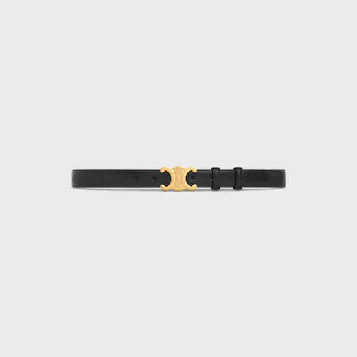 Celine E26 Belt — Black Leather