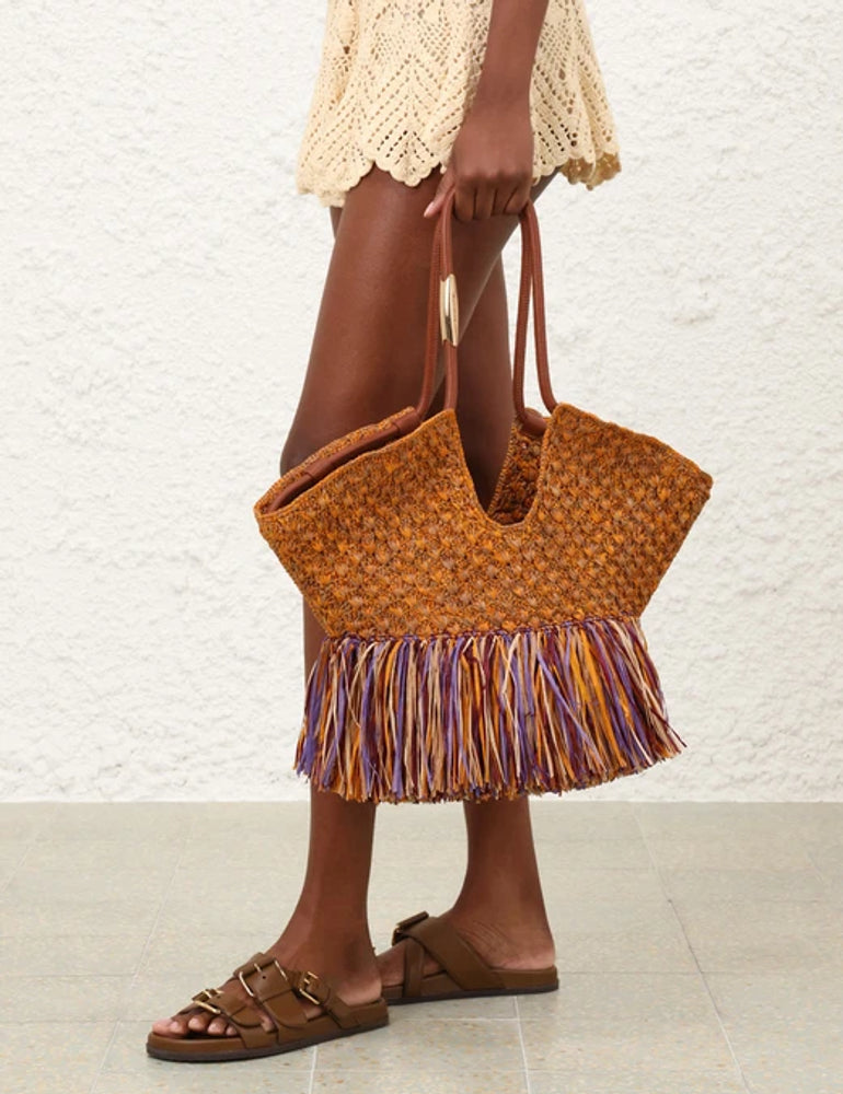 Zimmermann Mlto Shoulder Bag — Camel