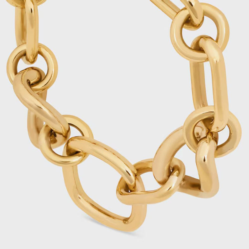Celine E26 Bracelet — Gold Gold-toned Metal Bracelets