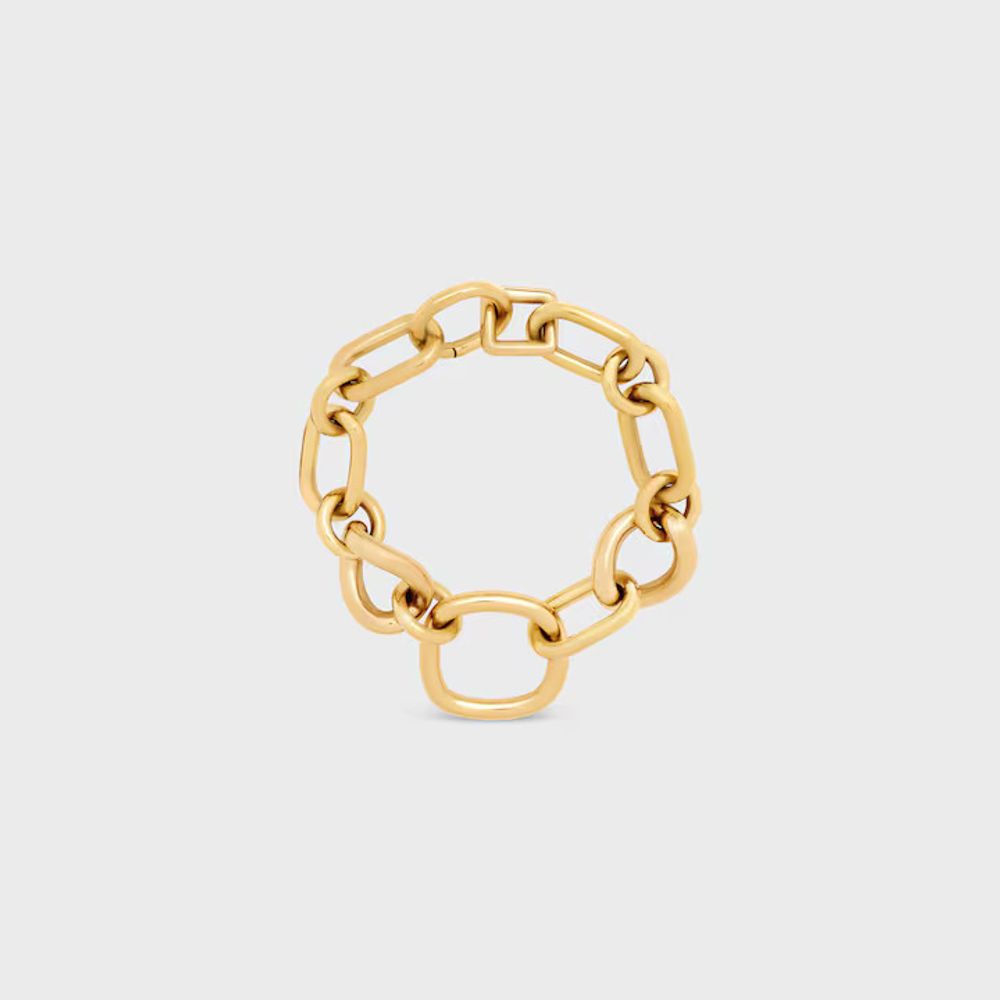 Celine E26 Bracelet — Gold Gold-toned Metal Bracelets