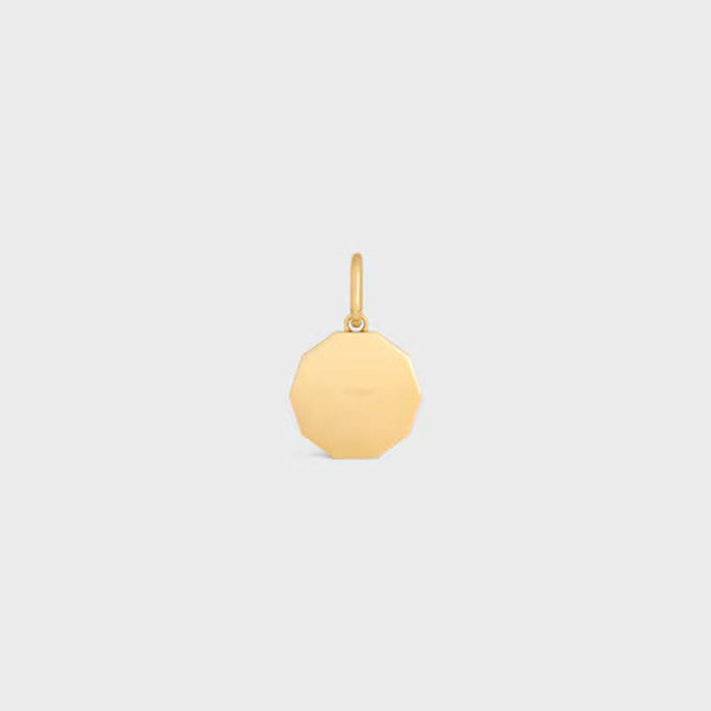 Celine Gold Zodiac Charm Pendant — Gold-plated Metal Necklaces