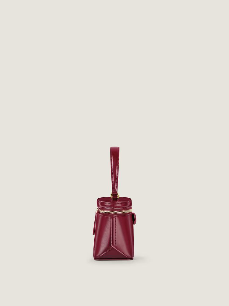 Givenchy Top Handle Bag — Burgundy Leather