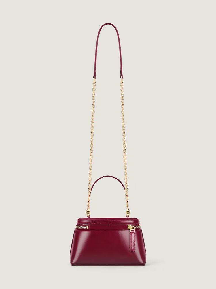 Givenchy Top Handle Bag — Burgundy Leather