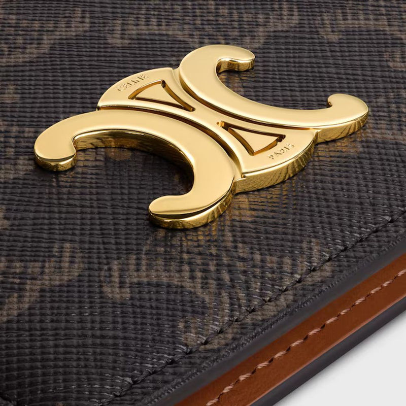 Celine E26 Card Case — Tan Cases