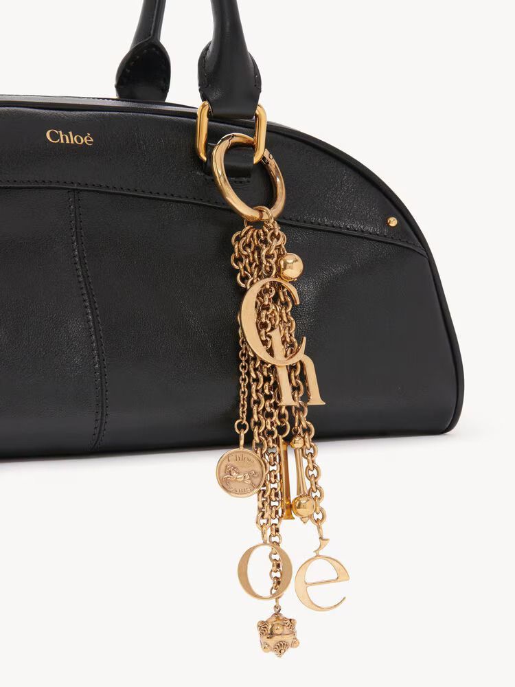 Chloé E26 Shoulder Bag — Black Leather