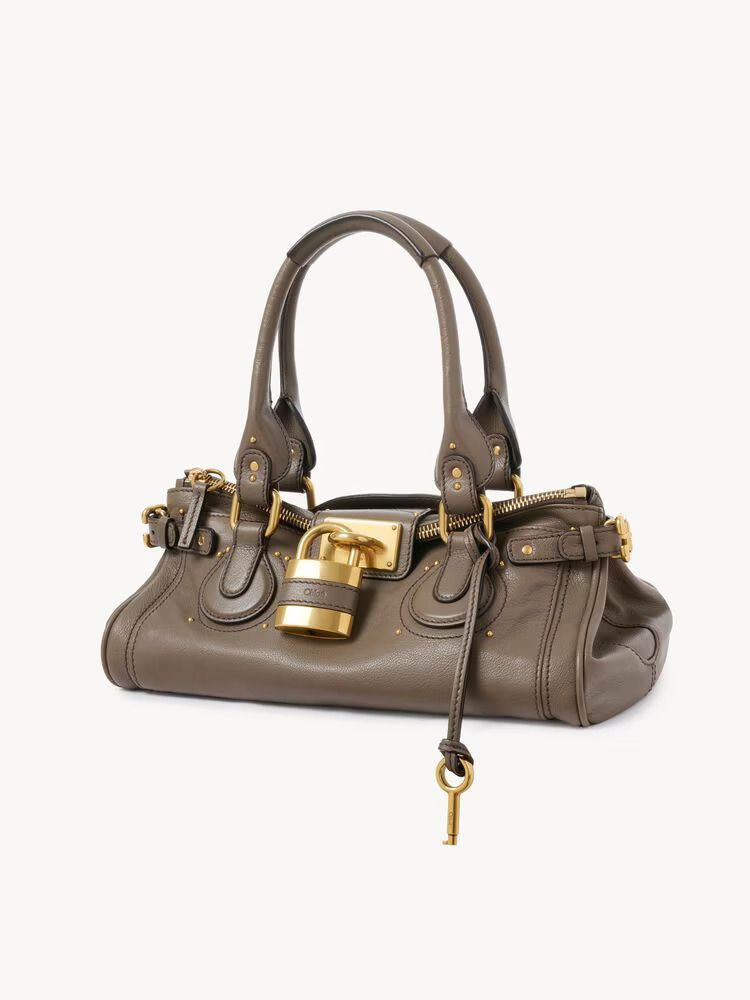 Chloé Shoulder Bag — Taupe Leather