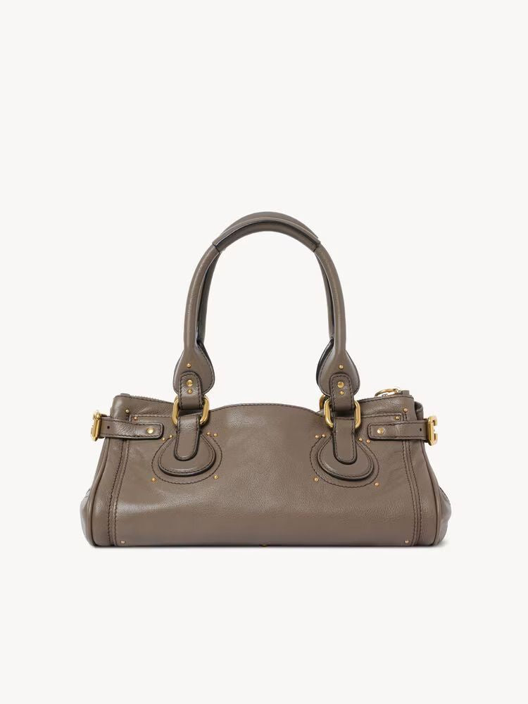 Chloé Shoulder Bag — Taupe Leather