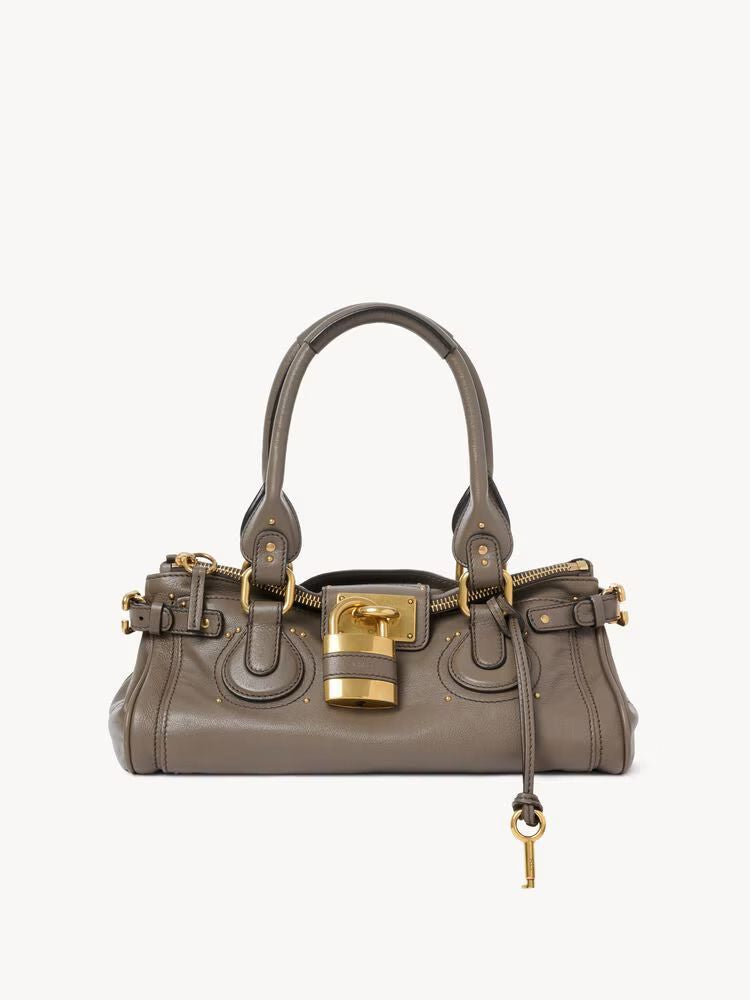 Chloé Shoulder Bag — Taupe Leather