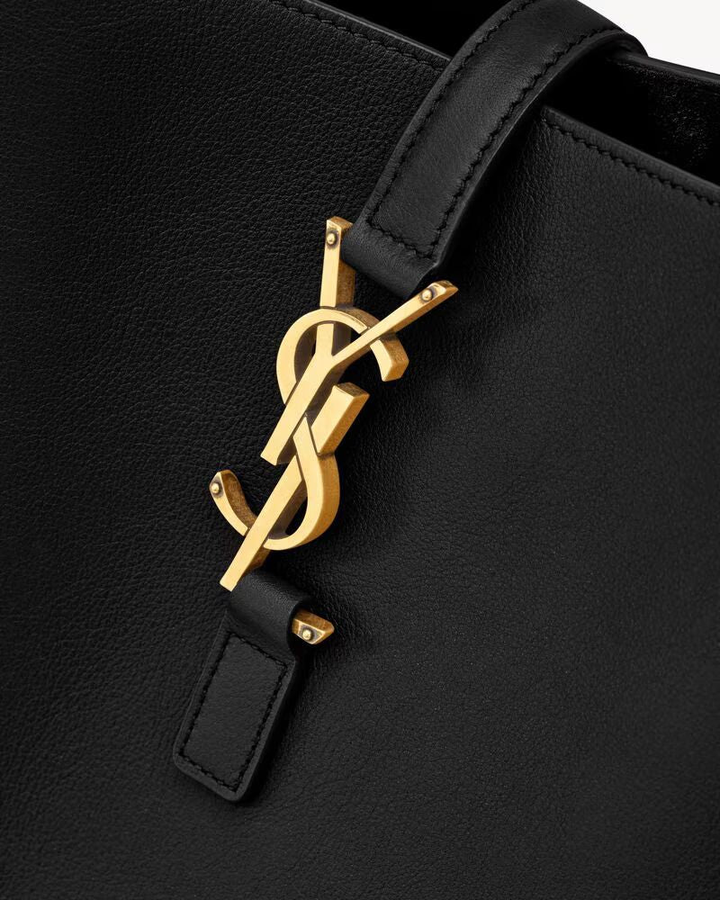 Saint Laurent Shoulder Bag — Black Leather