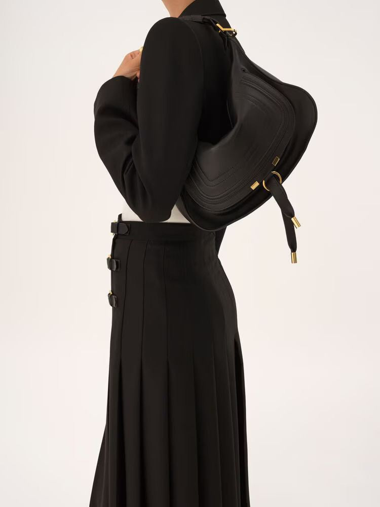 Chloé Shoulder Bag — Black Leather