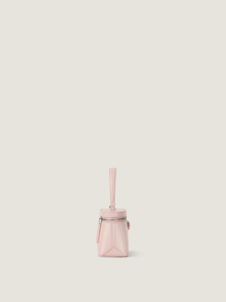 Givenchy Glazed Leather Top Handle Bag — Pink