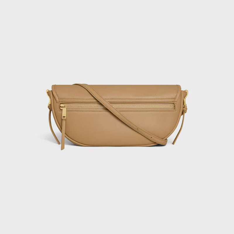 Celine Shoulder Bag — Beige Leather
