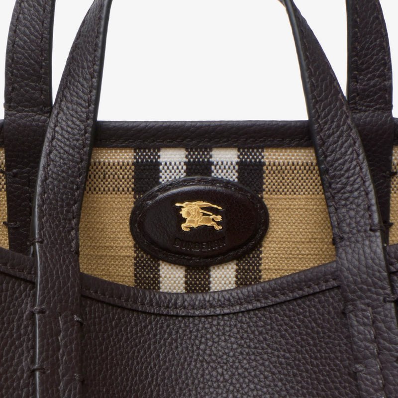 Burberry Leather Tote Bag — Brown