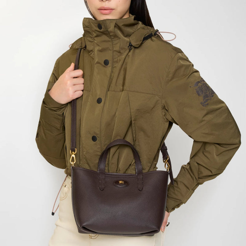 Burberry Leather Tote Bag — Brown