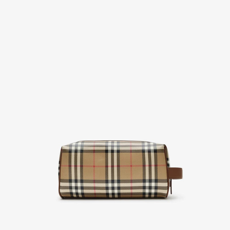 Burberry Archive Check Wallet — Beige