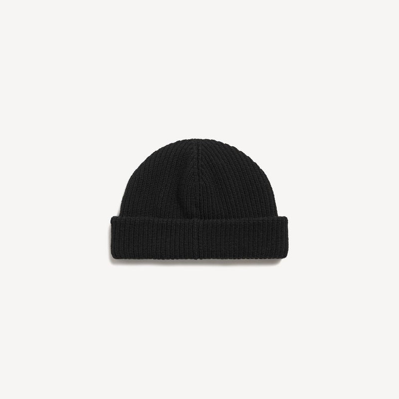 Balenciaga A001nh4g6b0 Beanie — Black Wool Beanies