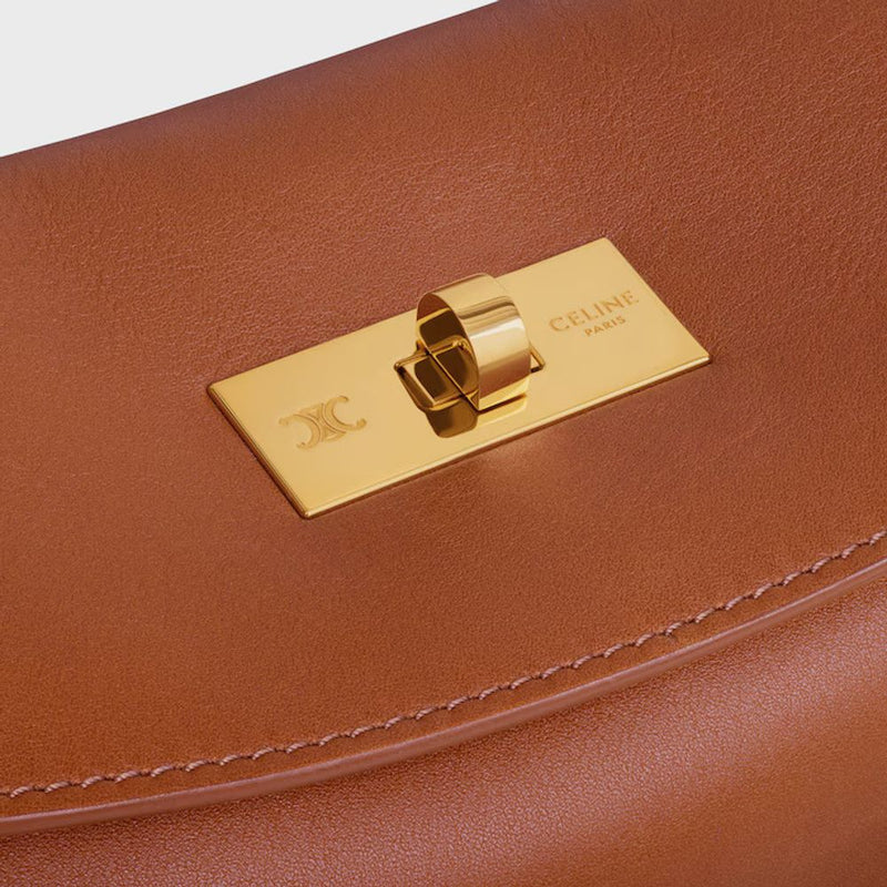 Celine H26 Shoulder Bag — Tan Leather