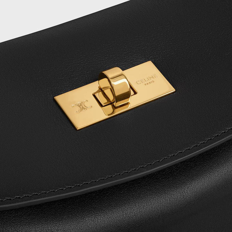 Celine Shoulder Bag — Black Leather
