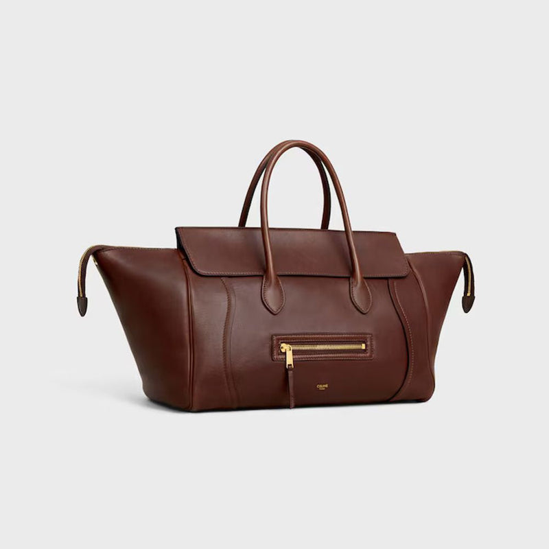 Celine H2 Shoulder Bag — Brown Leather