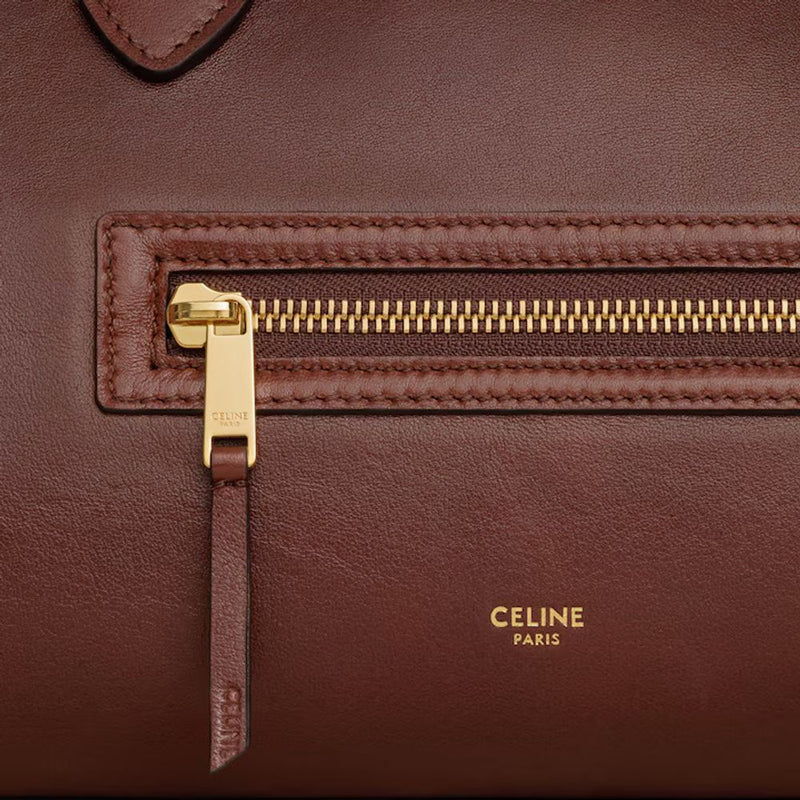 Celine H2 Shoulder Bag — Brown Leather