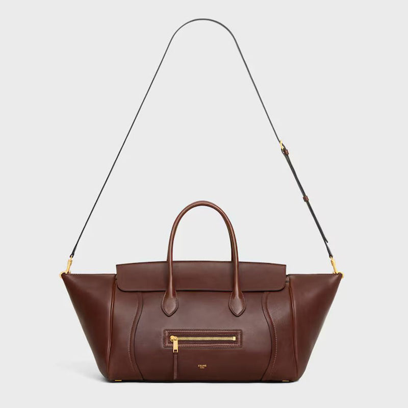 Celine H2 Shoulder Bag — Brown Leather