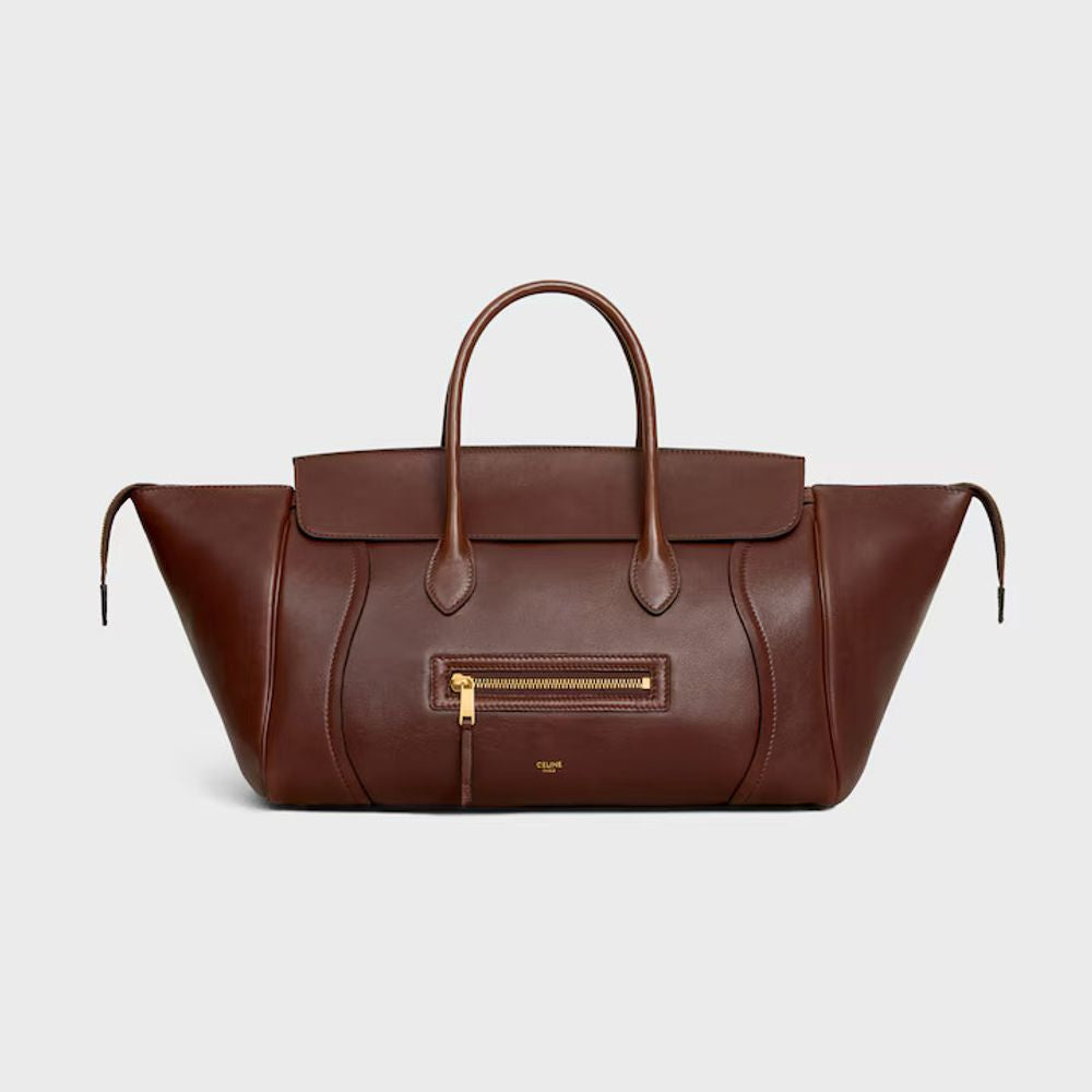 Celine H2 Shoulder Bag — Brown Leather