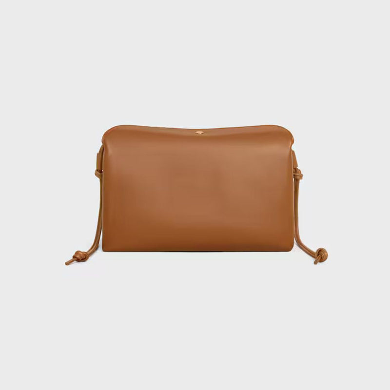 Celine Caramel Leather Shoulder Bag —