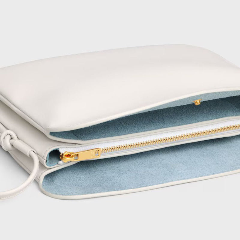 Celine Shoulder Bag — Beige Leather