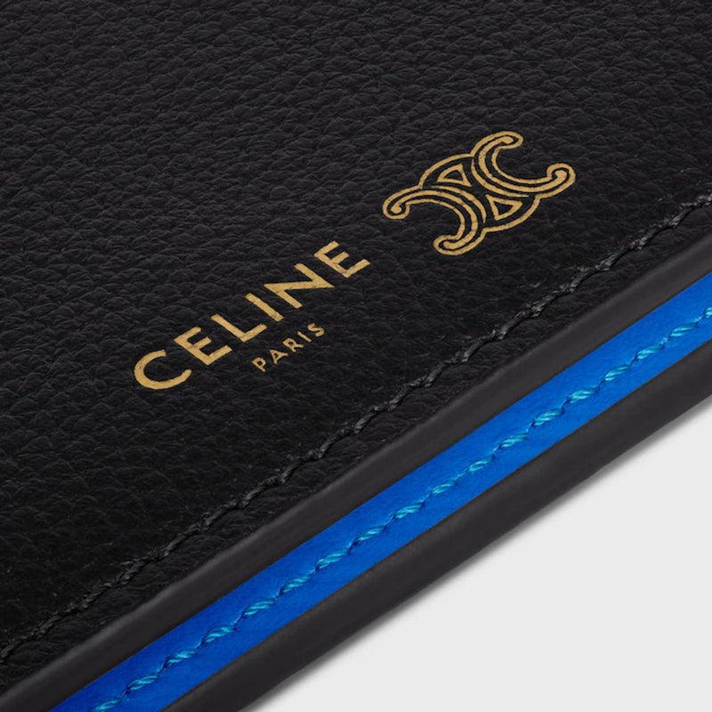 Celine Wallet — Black Leather