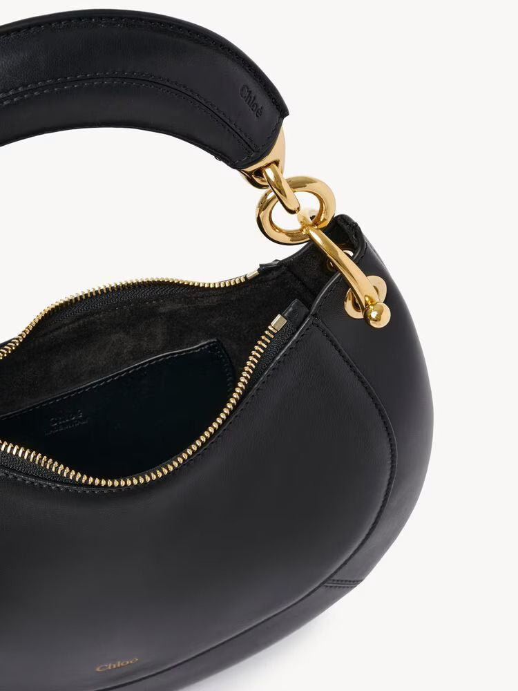 Chloé Shoulder Bag — Black Leather