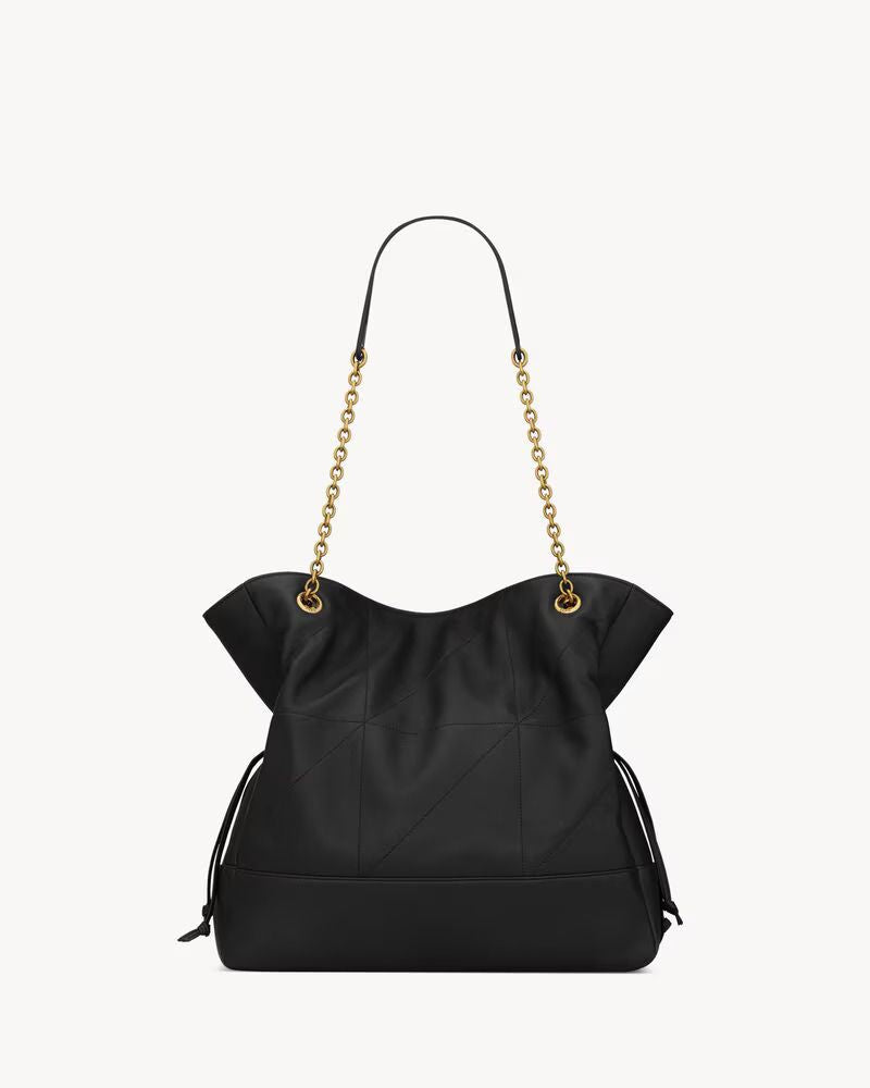 Saint Laurent Sac Sl H26 Shoulder Bag — Black Quilted Nylon