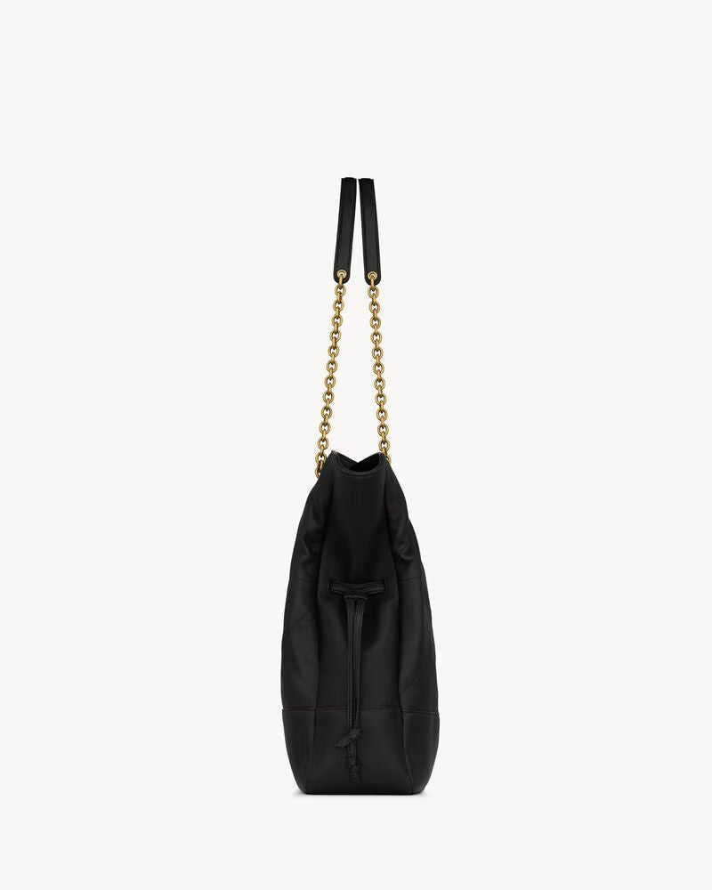 Saint Laurent Sac Sl H26 Shoulder Bag — Black Quilted Nylon